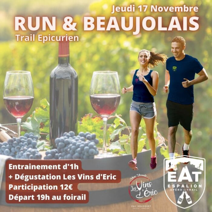 image run and beaujolais