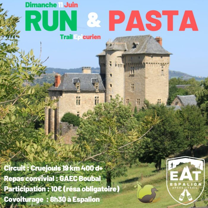 image de l'évènement run et pasta