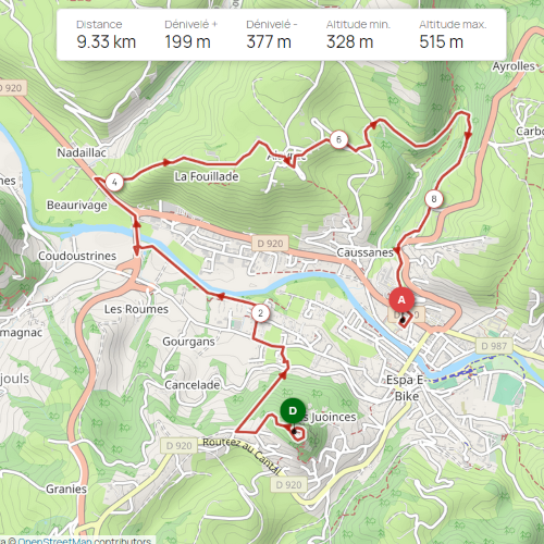 Carte parcours apéro 17° 2eme relais