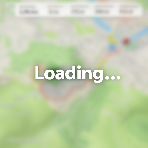 carte de course floutée